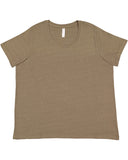 LAT-3816-Curvy Fine Jersey T Shirt-VNT MILITARY GRN