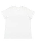 LAT-3816-Curvy Fine Jersey T Shirt-BLENDED WHITE