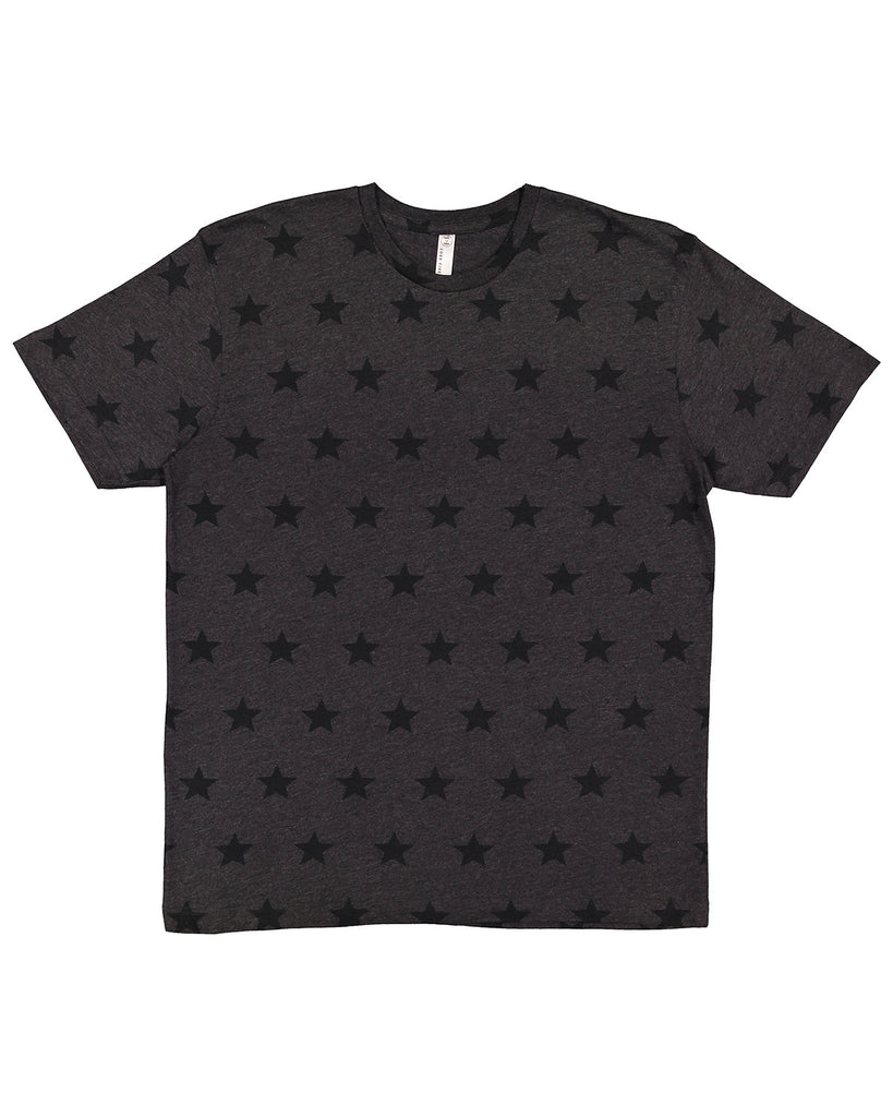 Code Five-3929-Mens' Five Star T Shirt-SMOKE STAR