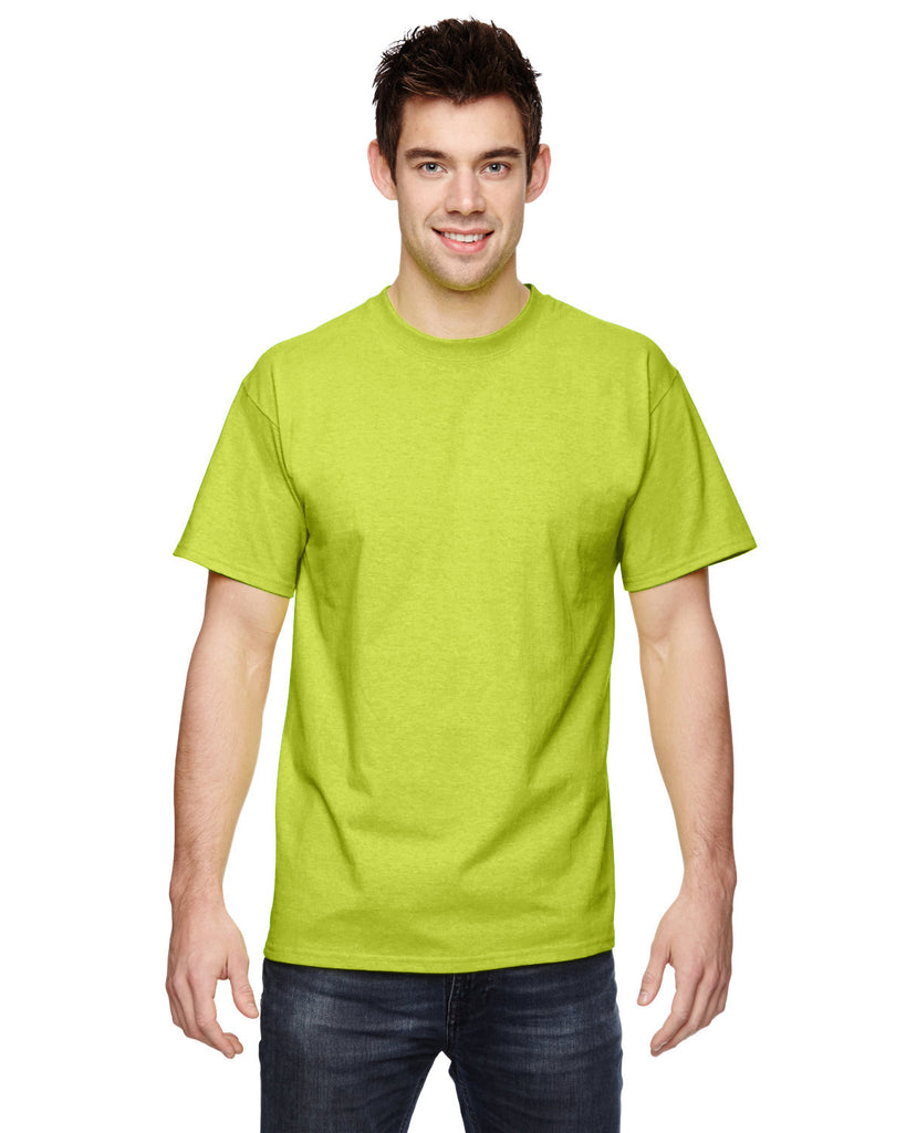 Fruit of the Loom-3931-Hd Cotton T Shirt-SAFETY GREEN
