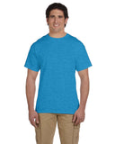 Fruit of the Loom-3931-Hd Cotton T Shirt-TURQUOISE HTHR