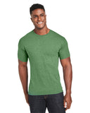 Hanes-42TB-Perfect T Triblend T Shirt-TRUE GREEN HTHR
