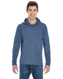 Comfort Colors-4900-Heavyweight Long Sleeve Hooded T Shirt-BLUE JEAN