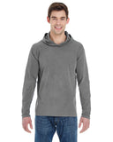 Comfort Colors-4900-Heavyweight Long Sleeve Hooded T Shirt-GREY