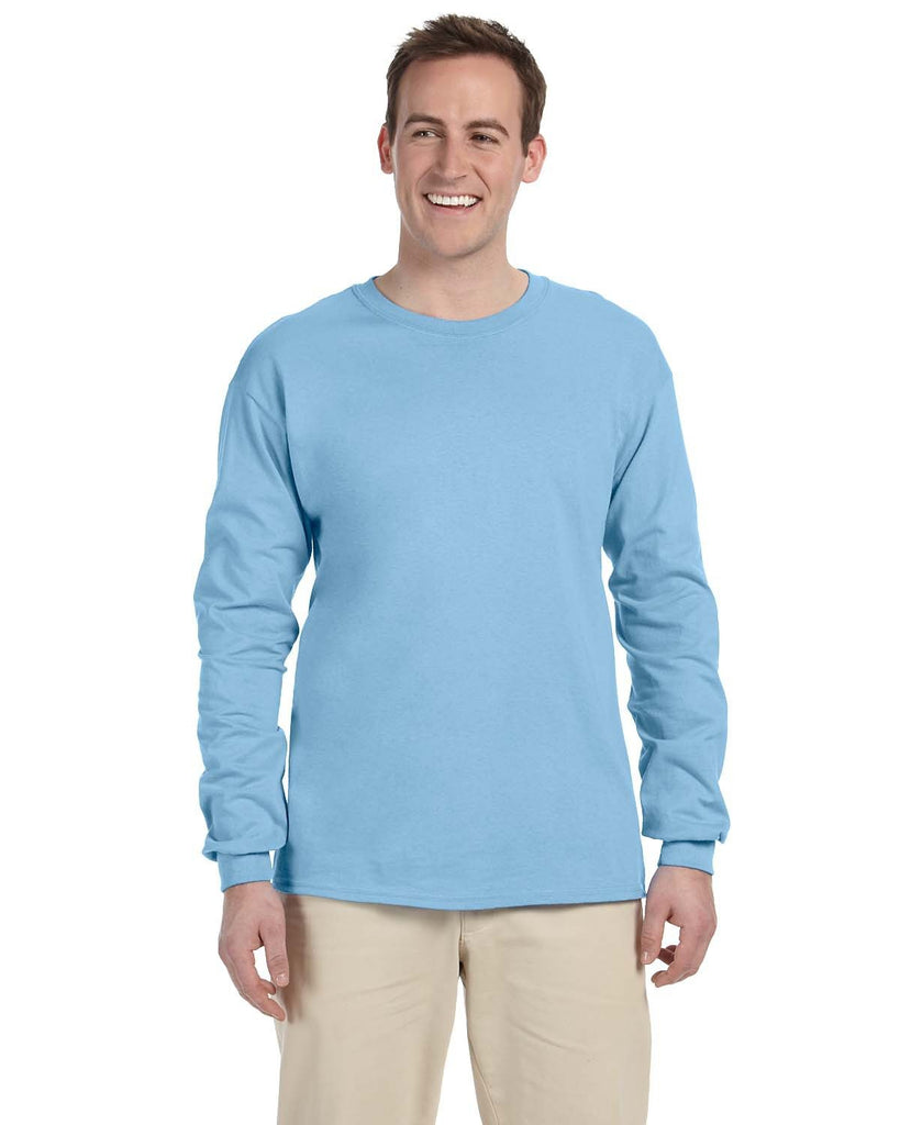 Fruit of the Loom-4930-Hd Cotton Long Sleeve T Shirt-LIGHT BLUE