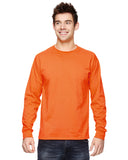 Fruit of the Loom-4930-Hd Cotton Long Sleeve T Shirt-SAFETY ORANGE