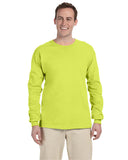 Fruit of the Loom-4930-Hd Cotton Long Sleeve T Shirt-SAFETY GREEN