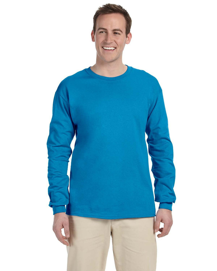 Fruit of the Loom-4930-Hd Cotton Long Sleeve T Shirt-PACIFIC BLUE