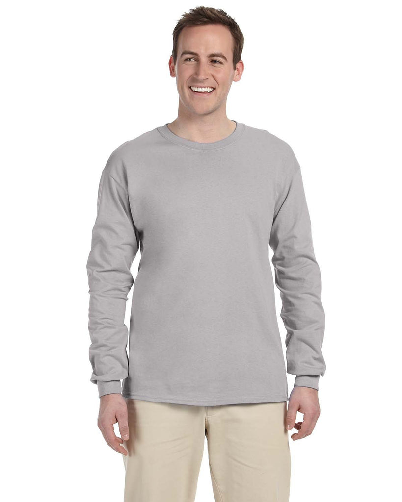 Fruit of the Loom-4930-Hd Cotton Long Sleeve T Shirt-SILVER