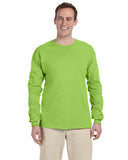 Fruit of the Loom-4930-Hd Cotton Long Sleeve T Shirt-NEON GREEN