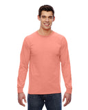 Fruit of the Loom-4930-Hd Cotton Long Sleeve T Shirt-RETRO HTHR CORAL