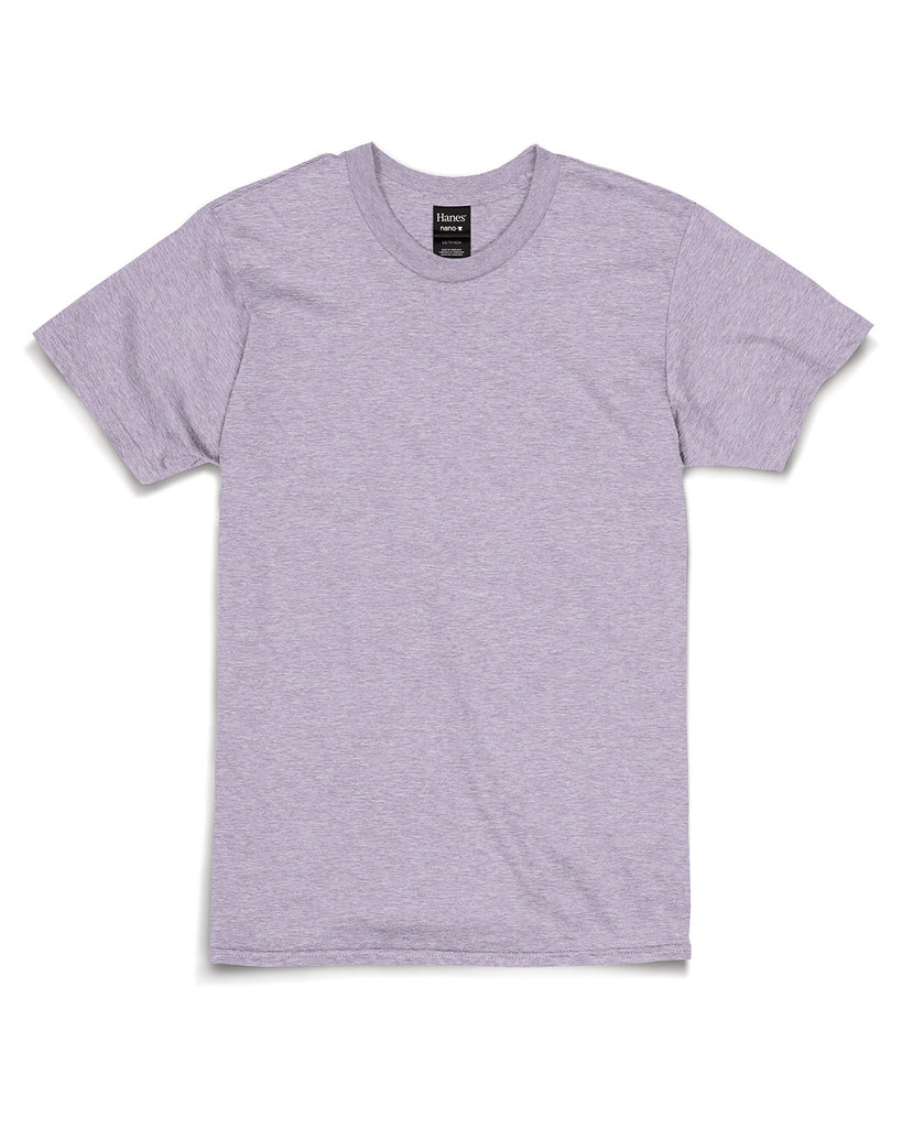 Hanes-4980-Perfect T T Shirt-MRBL PALE VIOLET