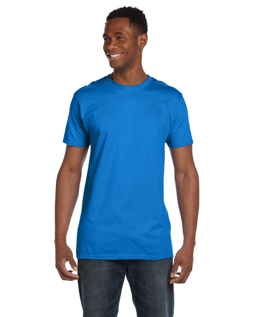 Hanes-4980-Perfect T T Shirt-BLUEBELL BREEZE