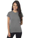 Bayside-4990-100% Ring Spun Cotton Jersey T Shirt-CHARCOAL