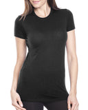 Bayside-4990-100% Ring Spun Cotton Jersey T Shirt-BLACK