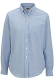 Long Sleeve Oxford Shirt-BLUE