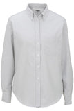 Long Sleeve Oxford Shirt-LIGHT GREY