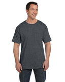 Hanes-5190P-Beefy T With Pocket-CHARCOAL HEATHER