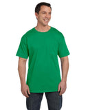Hanes-5190P-Beefy T With Pocket-KELLY GREEN