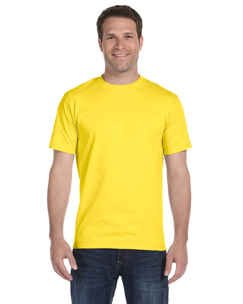 Hanes-5280-Essential T T Shirt-YELLOW