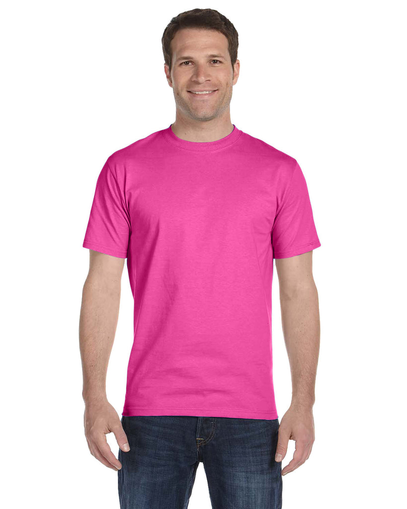 Hanes-5280-Essential T T Shirt-WOW PINK