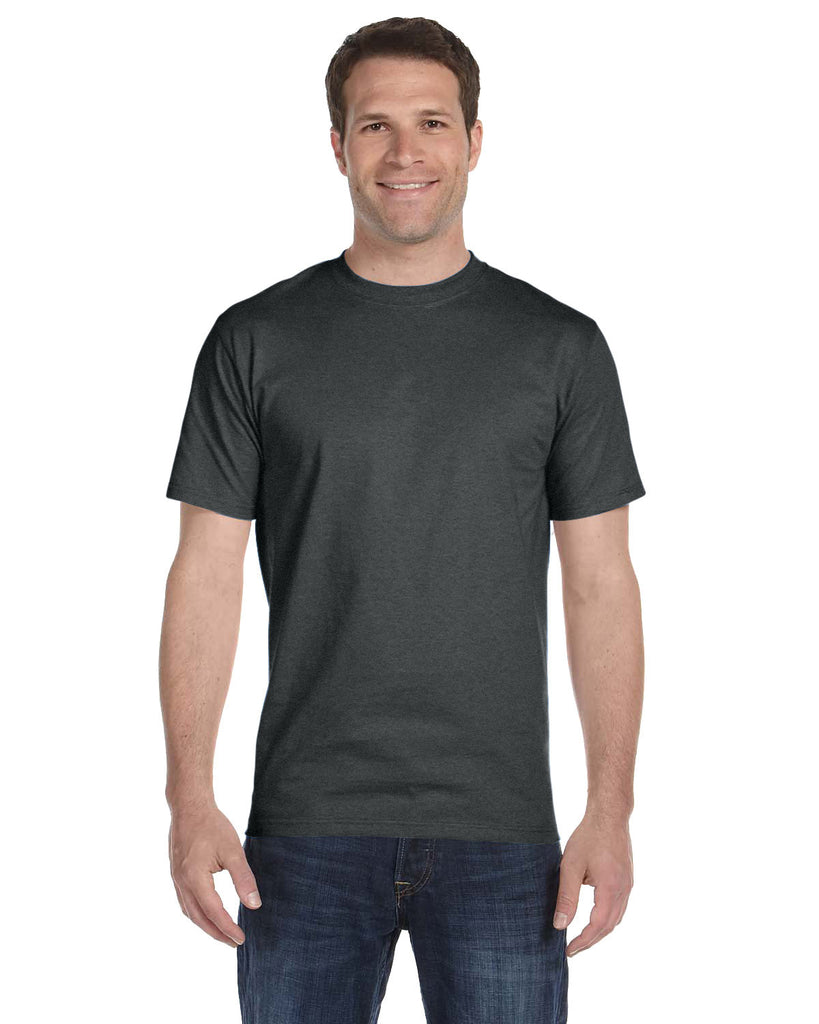 Hanes-5280-Essential T T Shirt-CHARCOAL HEATHER