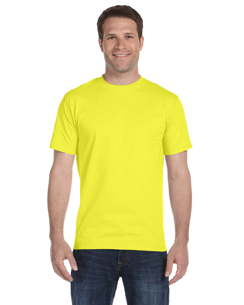 Hanes-5280-Essential T T Shirt-SAFETY GREEN