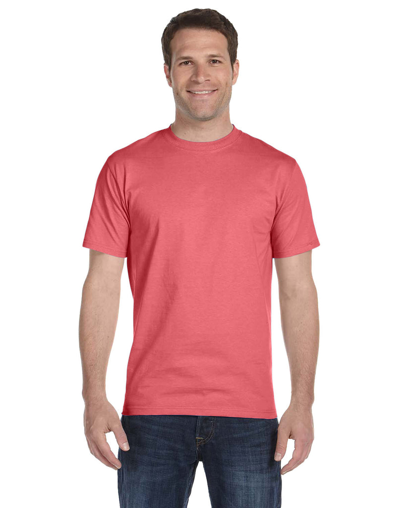 Hanes-5280-Essential T T Shirt-CHARISMA CORAL