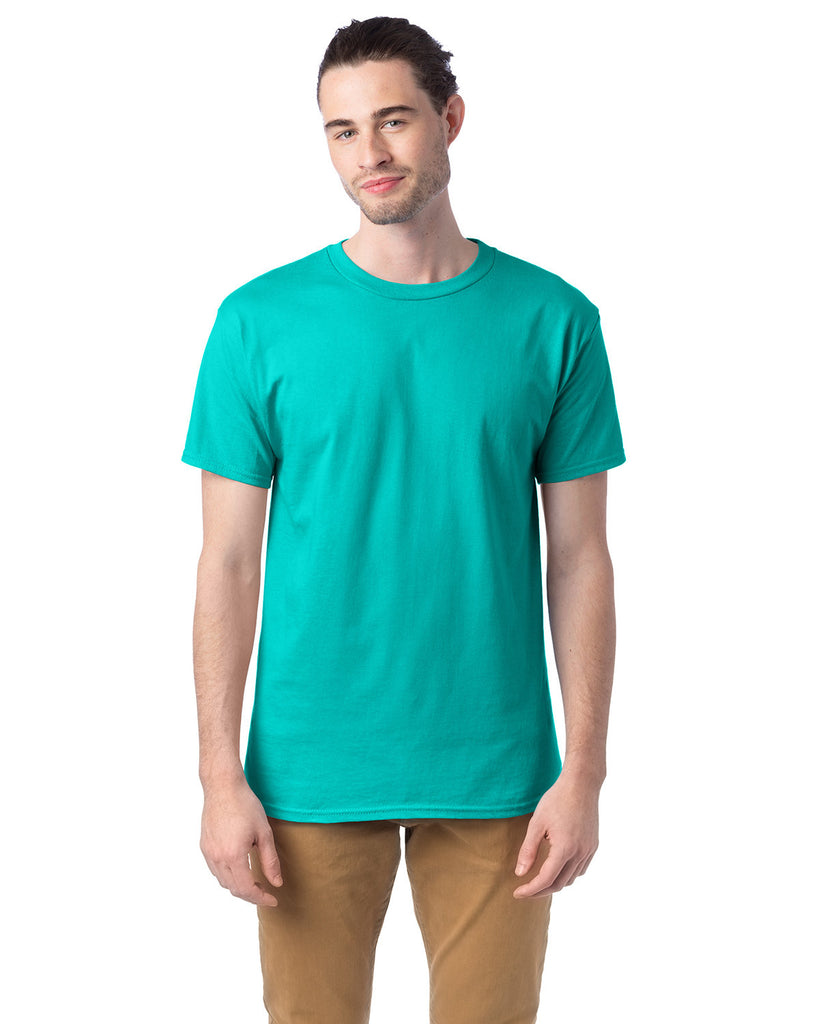 Hanes-5280-Essential T T Shirt-ATHLETIC TEAL