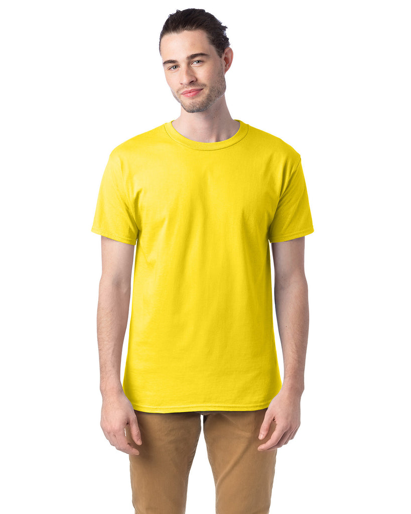 Hanes-5280-Essential T T Shirt-ATHLETIC YELLOW