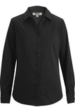 Ladies Ultra Stretch Sustainable Blouse-BLACK