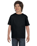 Hanes-5380-Youth Beefy T-BLACK
