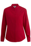 Stand Up Collar Shirt-RED