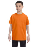 Hanes-54500-Youth Authentic T T Shirt-ORANGE