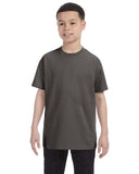 Hanes-54500-Youth Authentic T T Shirt-SMOKE GRAY