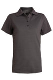 Blended Pique Short Sleeve Polo-STEEL GREY