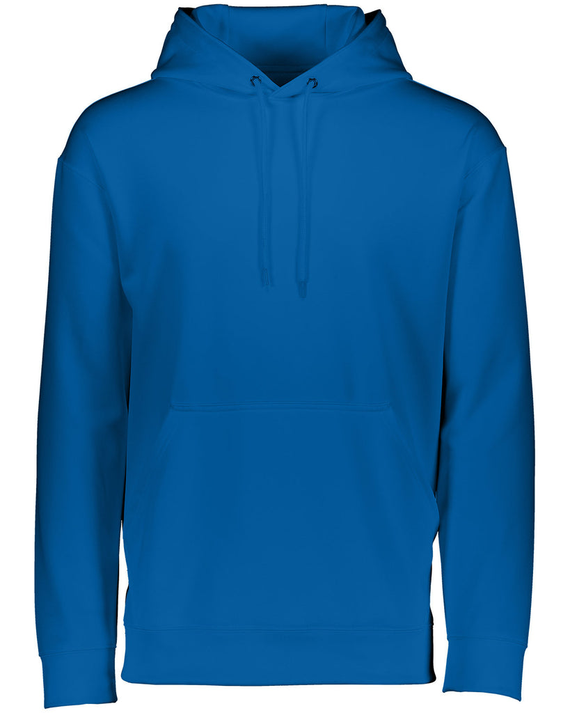 Augusta Sportswear-5505-Wicking Fleece Hooded Sweatshirt-ROYAL