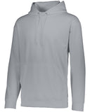 Augusta Sportswear-5505-Wicking Fleece Hooded Sweatshirt-ATHLETIC GREY