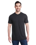 Bayside-5710-Triblend T Shirt-TRI BLACK