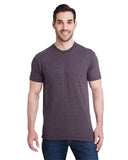 Bayside-5710-Triblend T Shirt-TRI PLUM