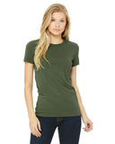 Bella + Canvas-6004-Slim Fit T Shirt-MILITARY GREEN