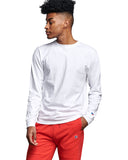 Russell Athletic-600LRUS-Cotton Classic Long Sleeve T Shirt-WHITE