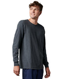 Russell Athletic-600LRUS-Cotton Classic Long Sleeve T Shirt-CHARCOAL GREY