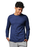 Russell Athletic-600LRUS-Cotton Classic Long Sleeve T Shirt-NAVY
