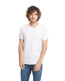 Next Level Apparel-6010-Triblend T Shirt-HEATHER WHITE