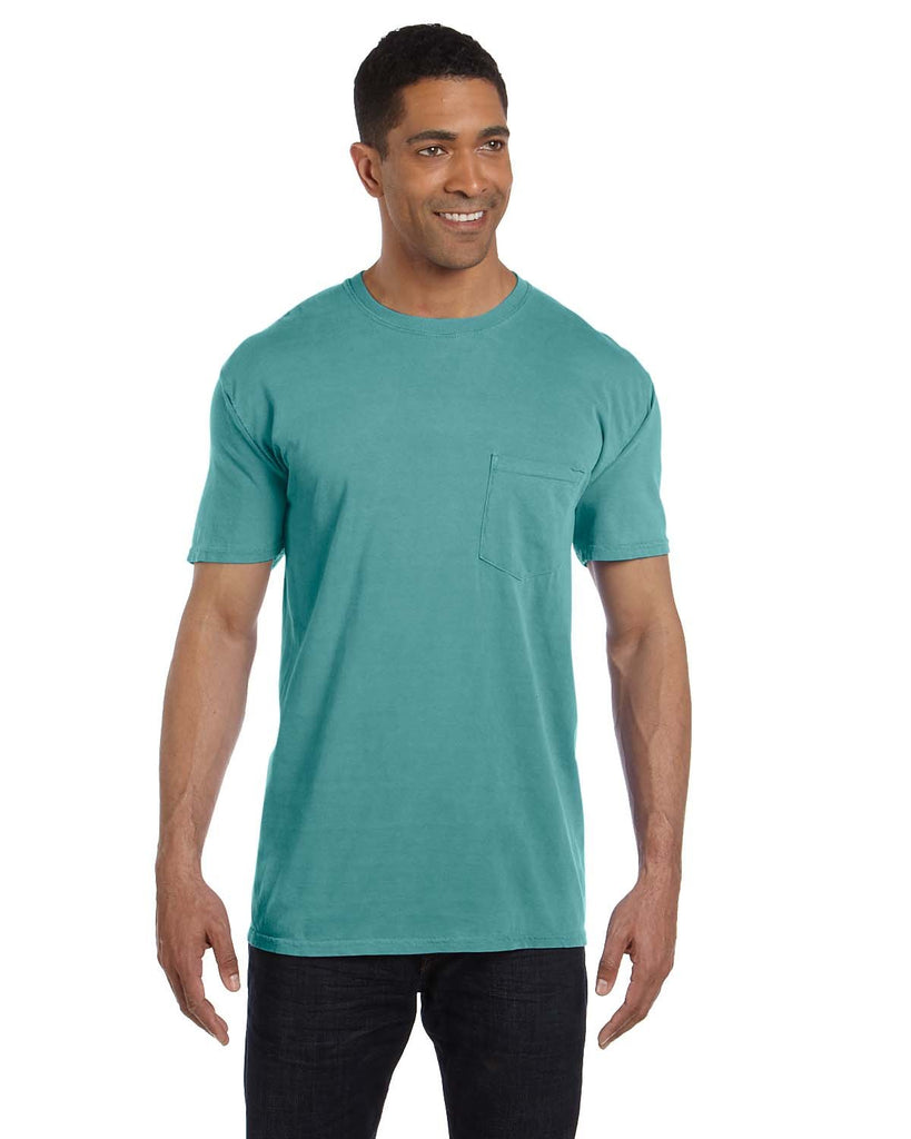 Comfort Colors-6030CC-Heavyweight Pocket T Shirt-SEAFOAM