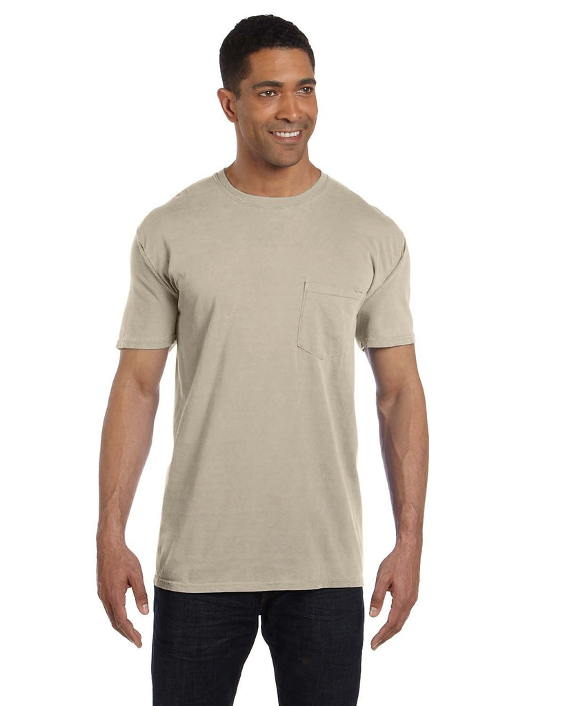 Comfort Colors-6030CC-Heavyweight Pocket T Shirt-SANDSTONE