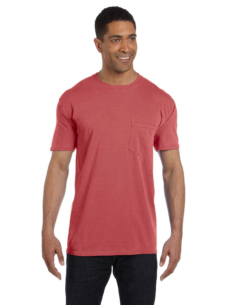 Comfort Colors-6030CC-Heavyweight Pocket T Shirt-CUMIN