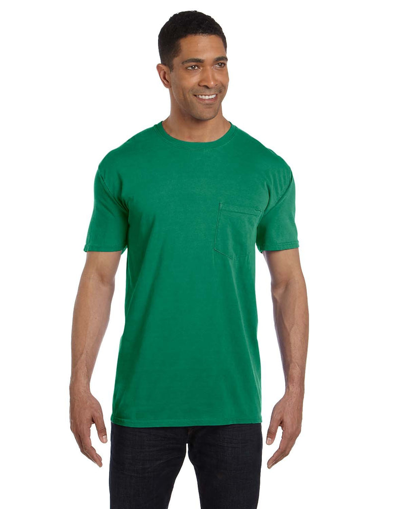 Comfort Colors-6030CC-Heavyweight Pocket T Shirt-GRASS