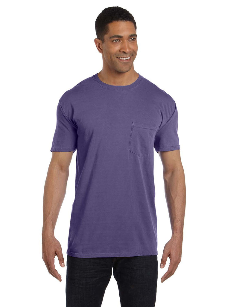 Comfort Colors-6030CC-Heavyweight Pocket T Shirt-GRAPE